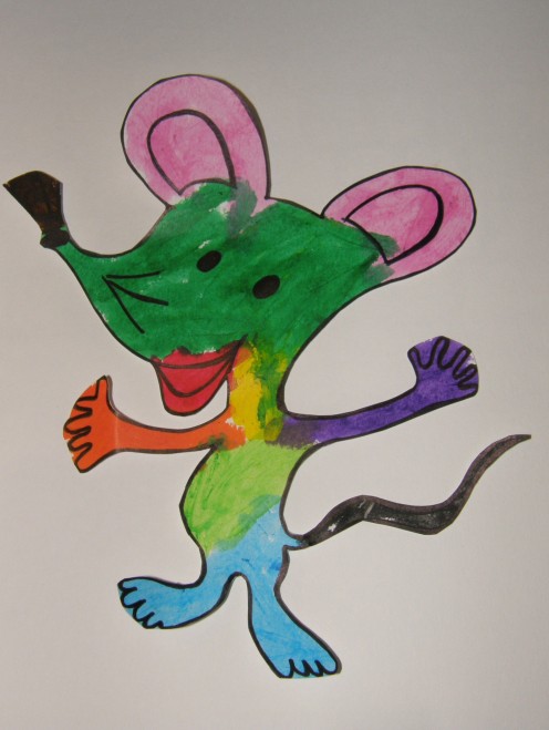 ratón de colores